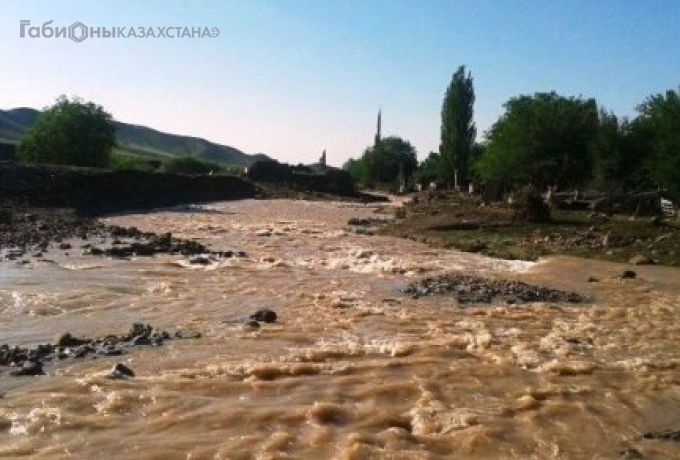 12 дворовых участков затопило в Алматинской области